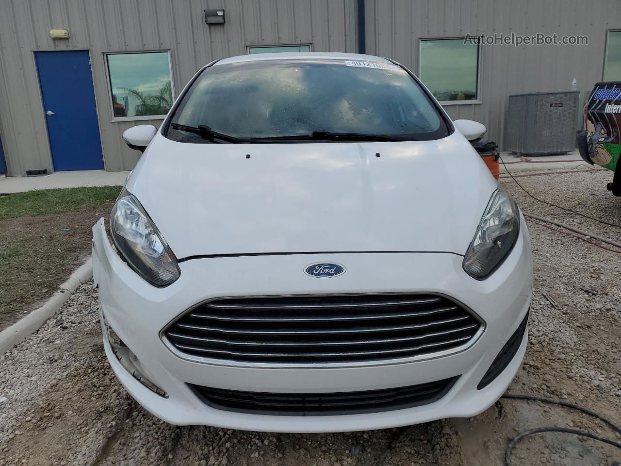 2016 Ford Fiesta Se White vin: 3FADP4BJ9GM203220