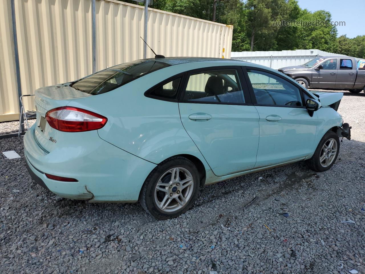 2017 Ford Fiesta Se Turquoise vin: 3FADP4BJ9HM101983