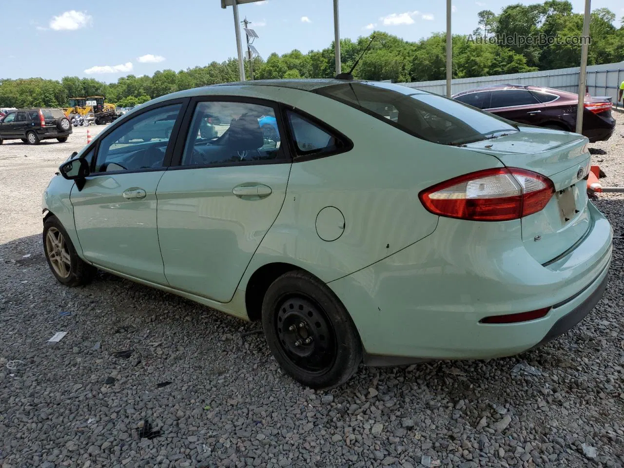 2017 Ford Fiesta Se Turquoise vin: 3FADP4BJ9HM101983