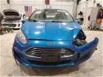 2017 Ford Fiesta Se Синий vin: 3FADP4BJ9HM104852