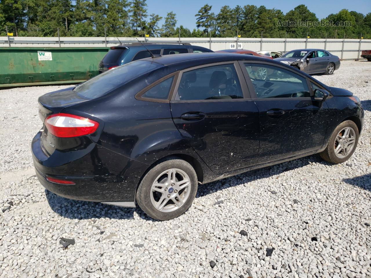 2017 Ford Fiesta Se Black vin: 3FADP4BJ9HM115169