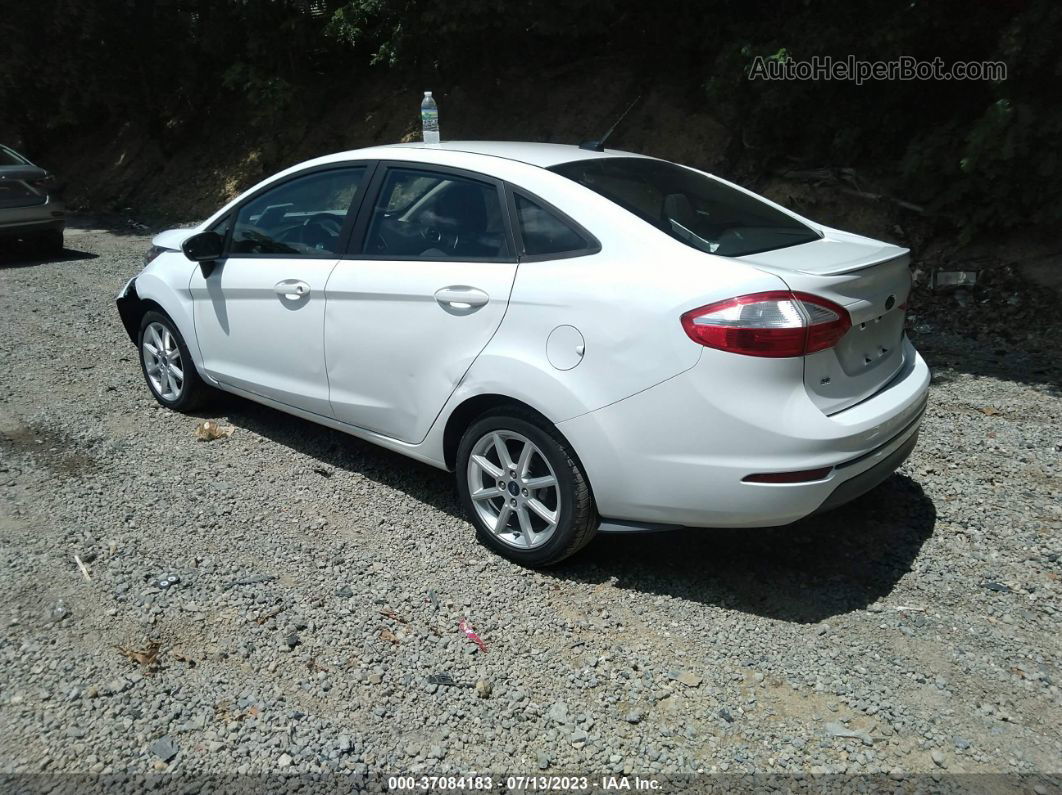 2017 Ford Fiesta Se White vin: 3FADP4BJ9HM115978