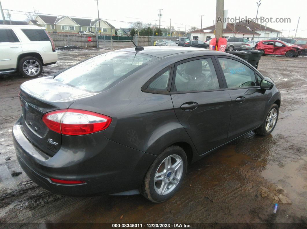 2017 Ford Fiesta Se Gray vin: 3FADP4BJ9HM119450