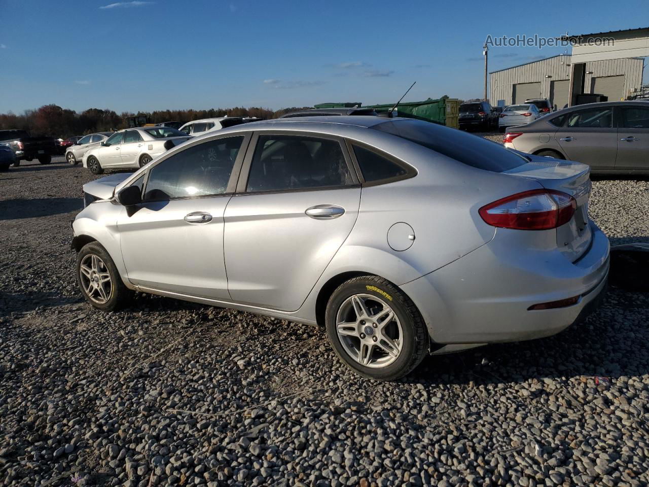 2017 Ford Fiesta Se Silver vin: 3FADP4BJ9HM121876