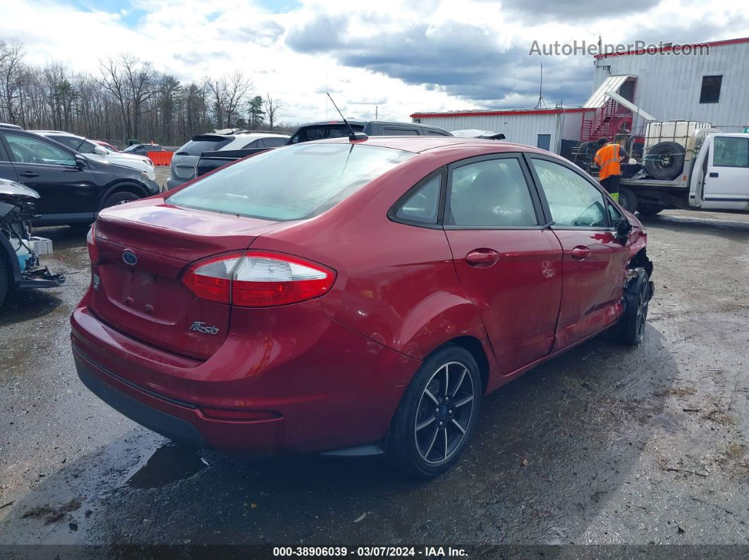 2017 Ford Fiesta Se Red vin: 3FADP4BJ9HM134370