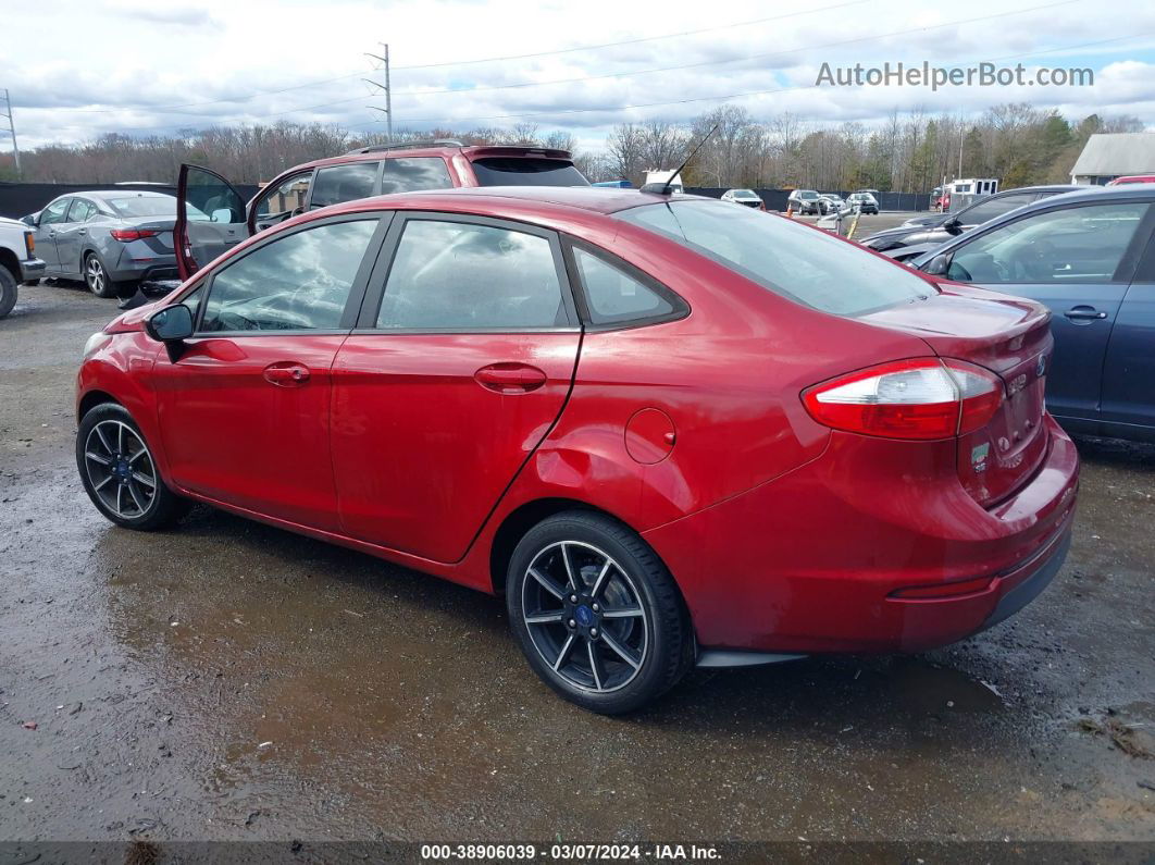 2017 Ford Fiesta Se Red vin: 3FADP4BJ9HM134370