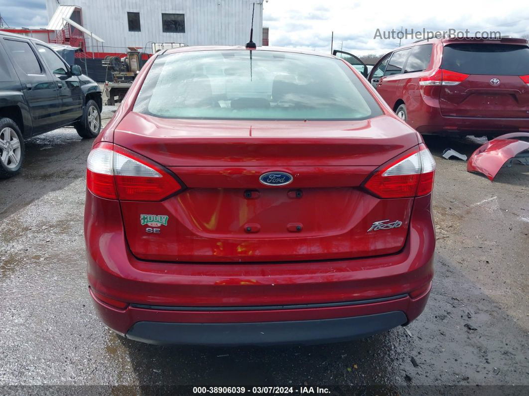 2017 Ford Fiesta Se Red vin: 3FADP4BJ9HM134370