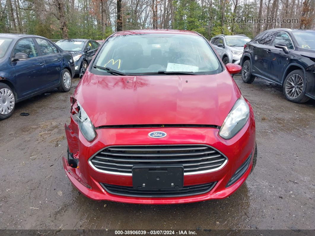 2017 Ford Fiesta Se Red vin: 3FADP4BJ9HM134370