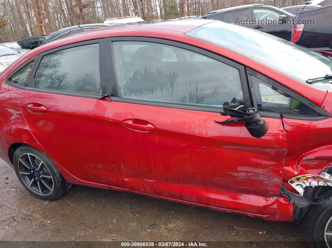 2017 Ford Fiesta Se Red vin: 3FADP4BJ9HM134370