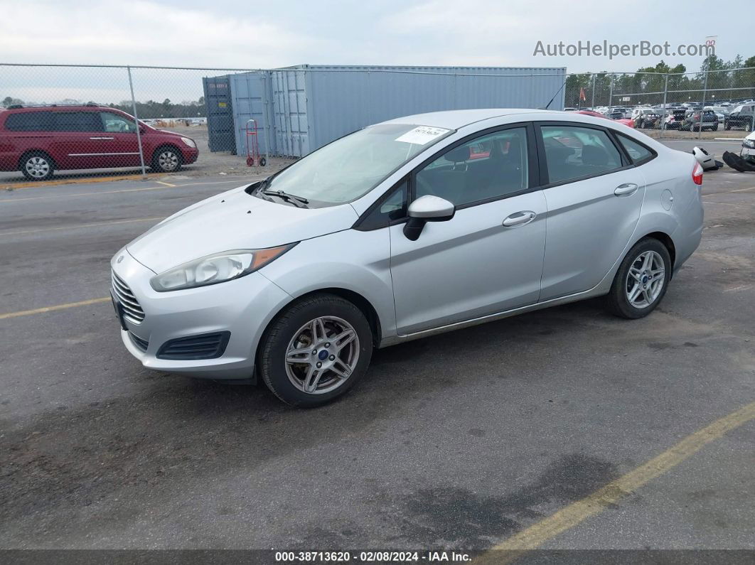 2017 Ford Fiesta Se Silver vin: 3FADP4BJ9HM149628