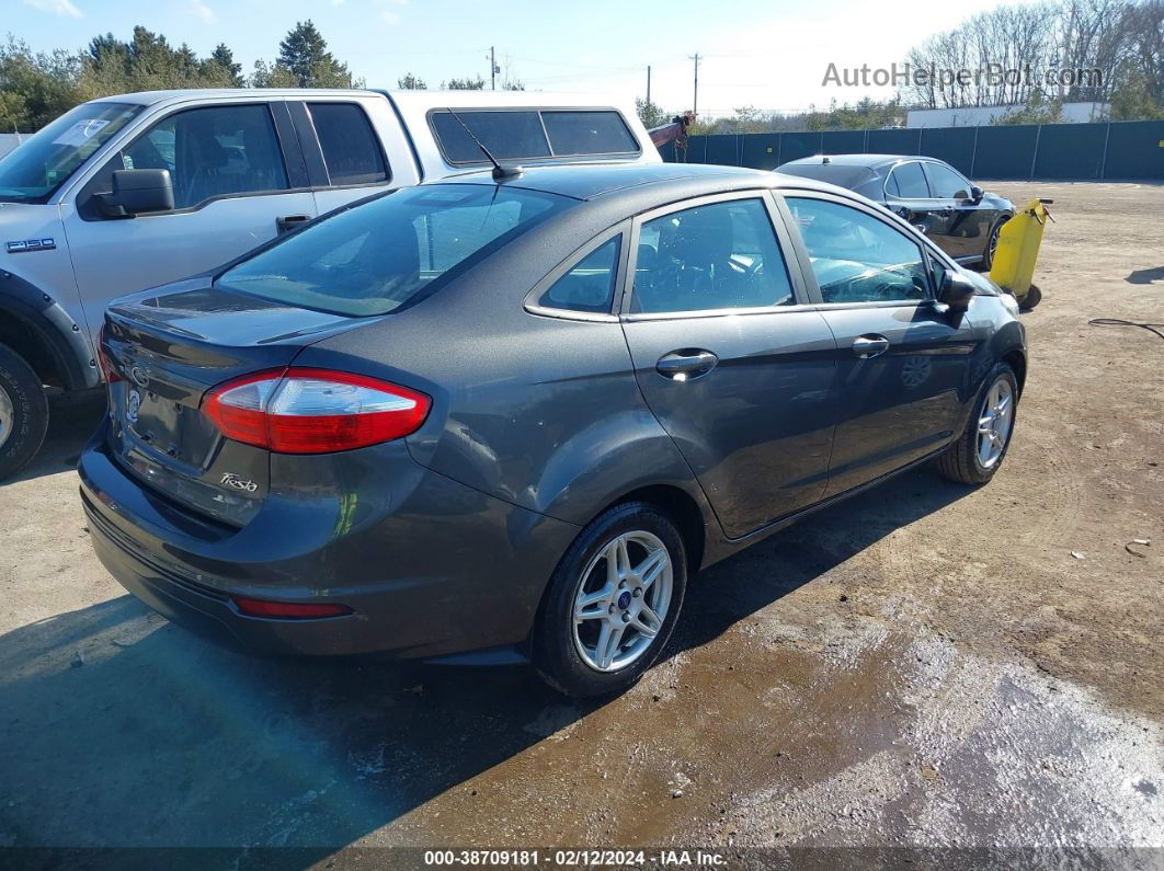 2017 Ford Fiesta Se Gray vin: 3FADP4BJ9HM163965