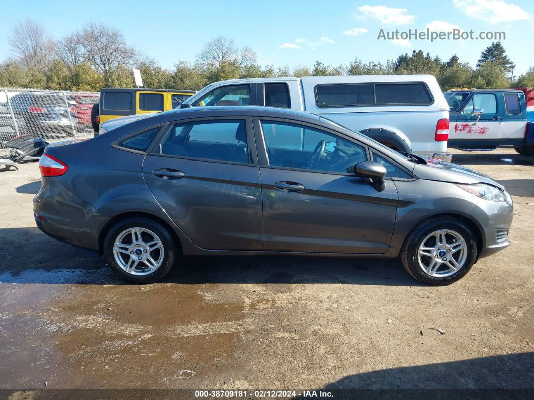 2017 Ford Fiesta Se Gray vin: 3FADP4BJ9HM163965