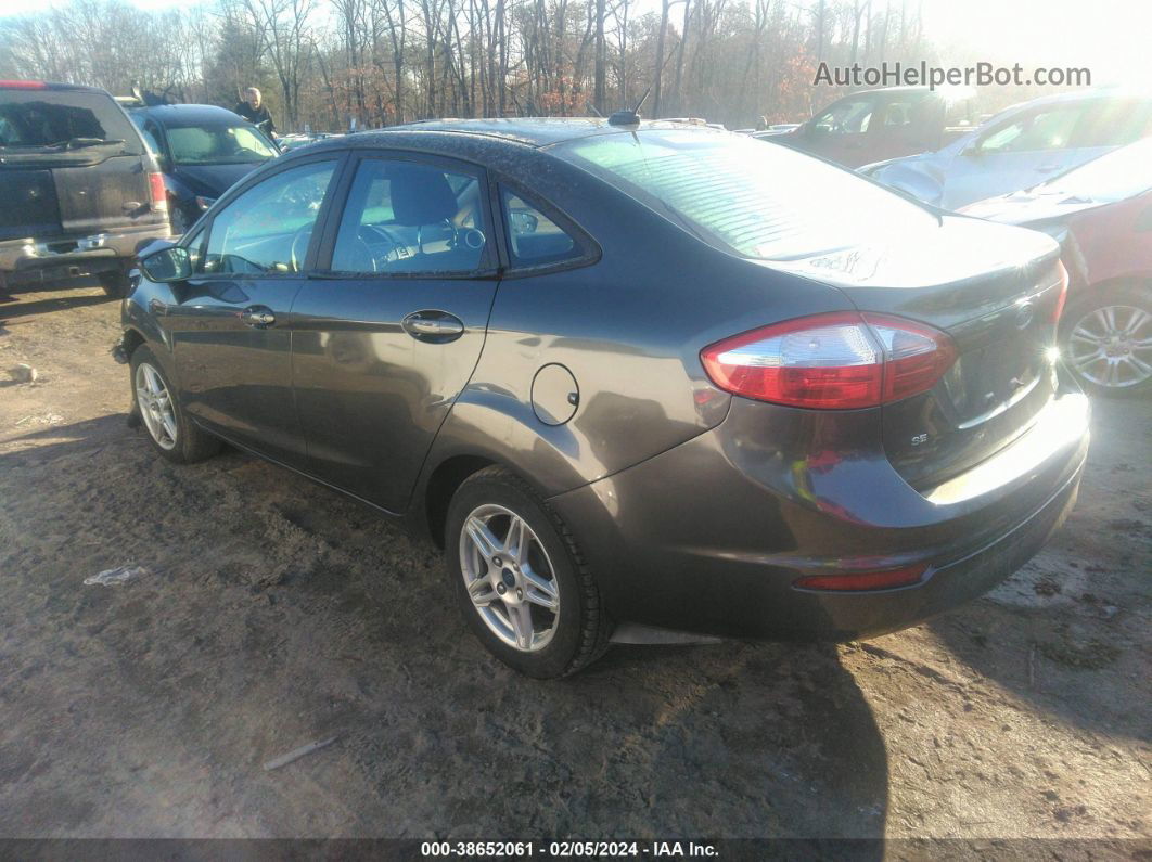 2019 Ford Fiesta Se Gray vin: 3FADP4BJ9KM115390