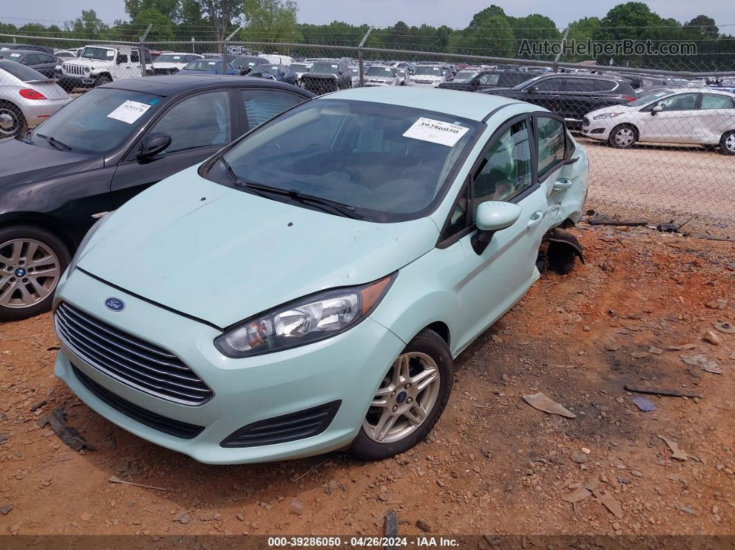 2019 Ford Fiesta Se Teal vin: 3FADP4BJ9KM125871