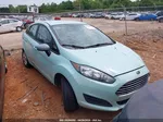 2019 Ford Fiesta Se Teal vin: 3FADP4BJ9KM125871