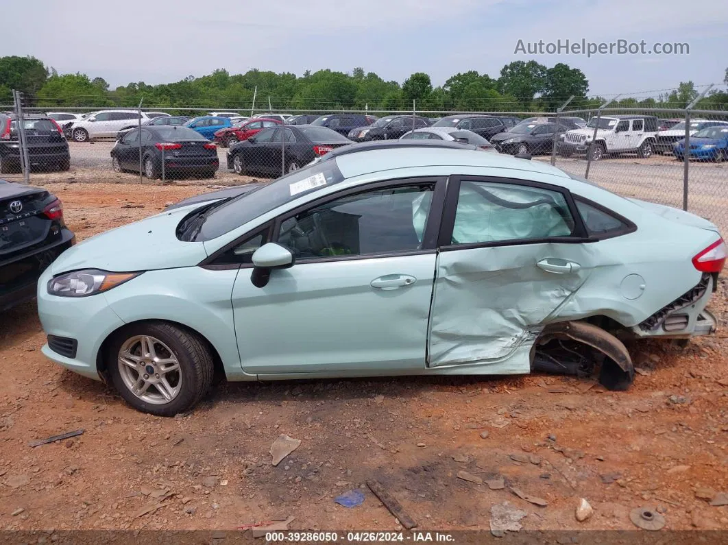 2019 Ford Fiesta Se Teal vin: 3FADP4BJ9KM125871