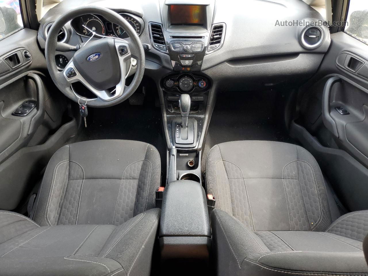 2019 Ford Fiesta Se Gray vin: 3FADP4BJ9KM135865