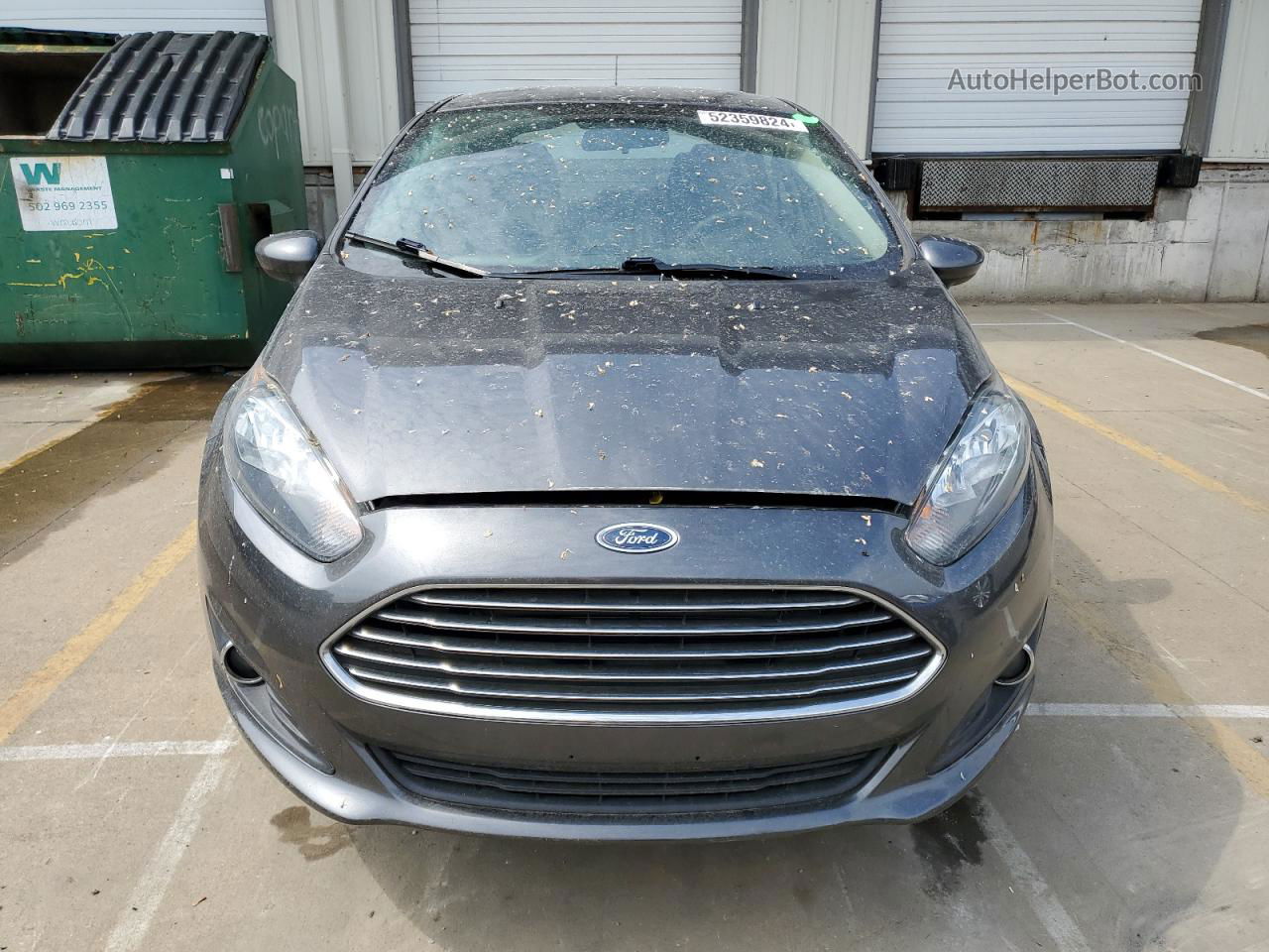 2019 Ford Fiesta Se Gray vin: 3FADP4BJ9KM135865