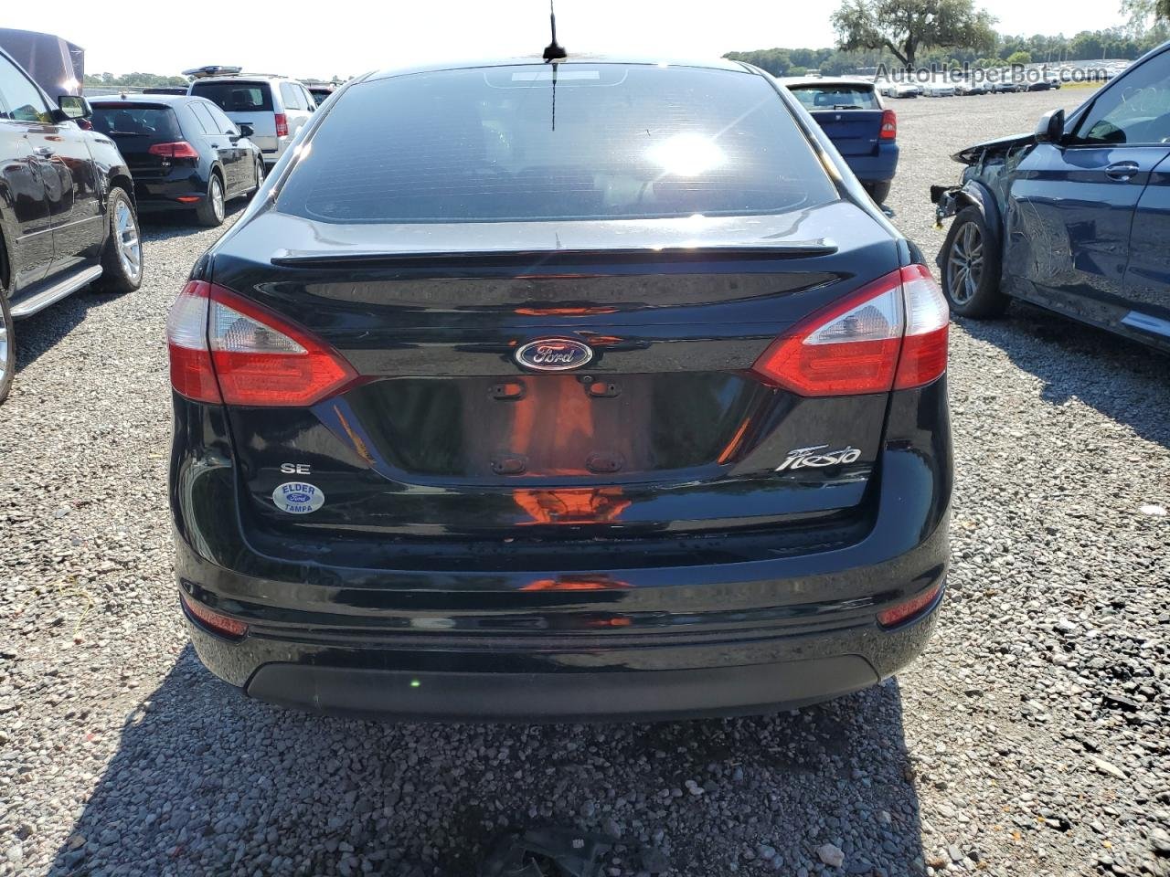 2019 Ford Fiesta Se Black vin: 3FADP4BJ9KM143237