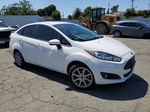 2019 Ford Fiesta Se White vin: 3FADP4BJ9KM148454