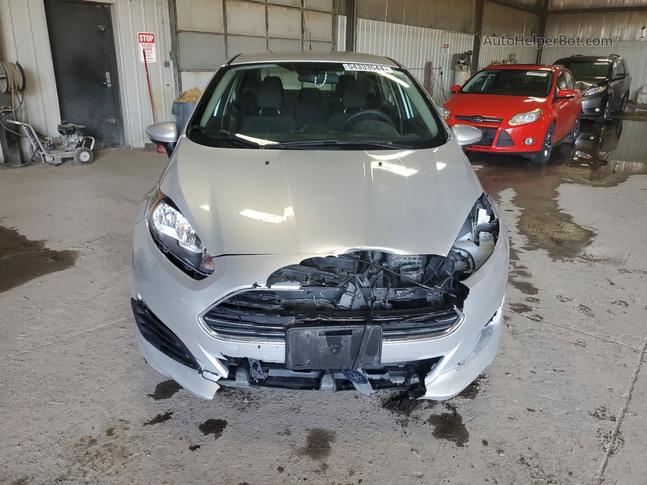 2019 Ford Fiesta Se Silver vin: 3FADP4BJ9KM159227