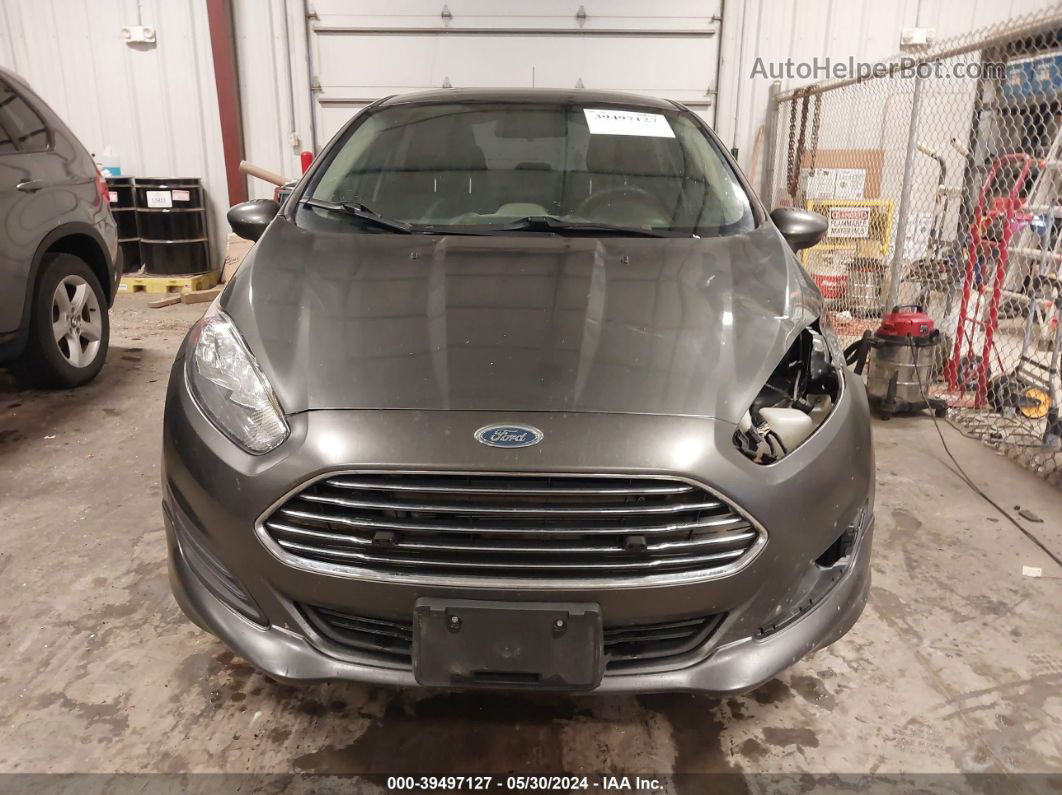 2019 Ford Fiesta Se Gray vin: 3FADP4BJ9KM159244