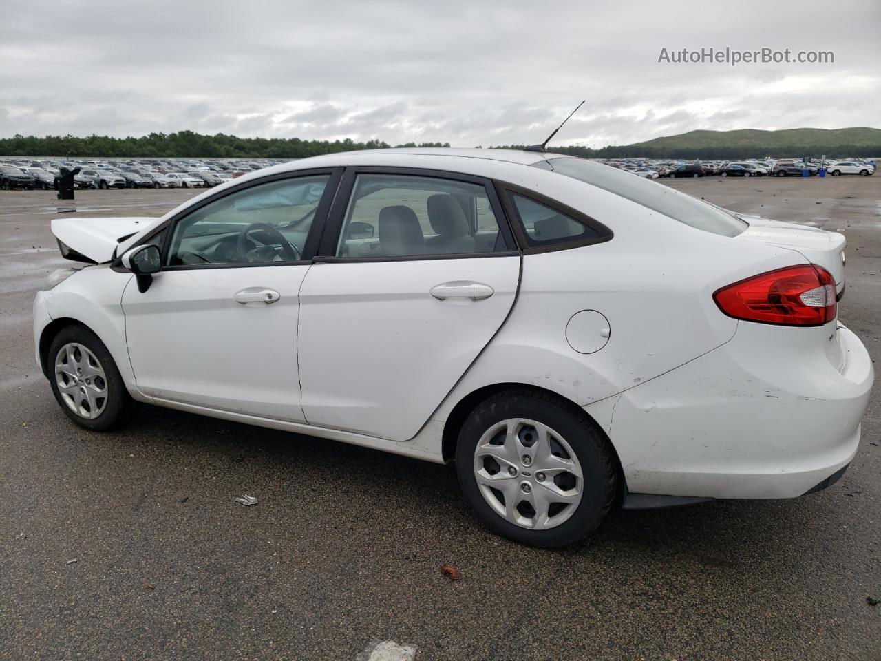 2011 Ford Fiesta Se White vin: 3FADP4BJXBM181379