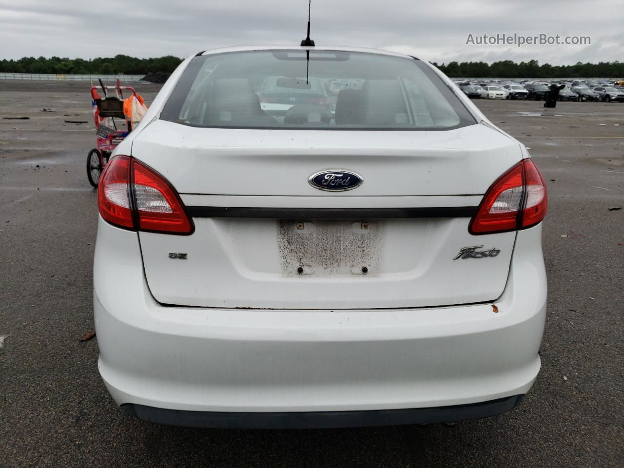 2011 Ford Fiesta Se White vin: 3FADP4BJXBM181379