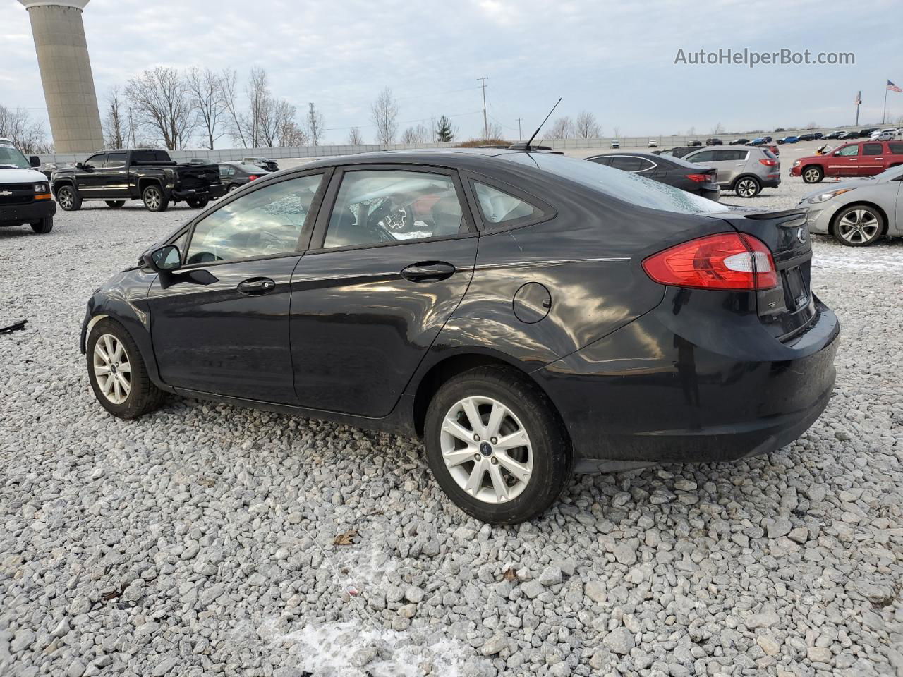 2011 Ford Fiesta Se Black vin: 3FADP4BJXBM204790