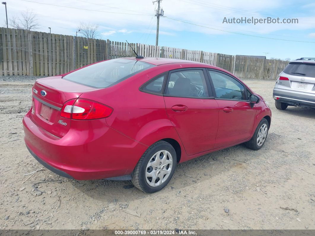 2011 Ford Fiesta Se Red vin: 3FADP4BJXBM216258