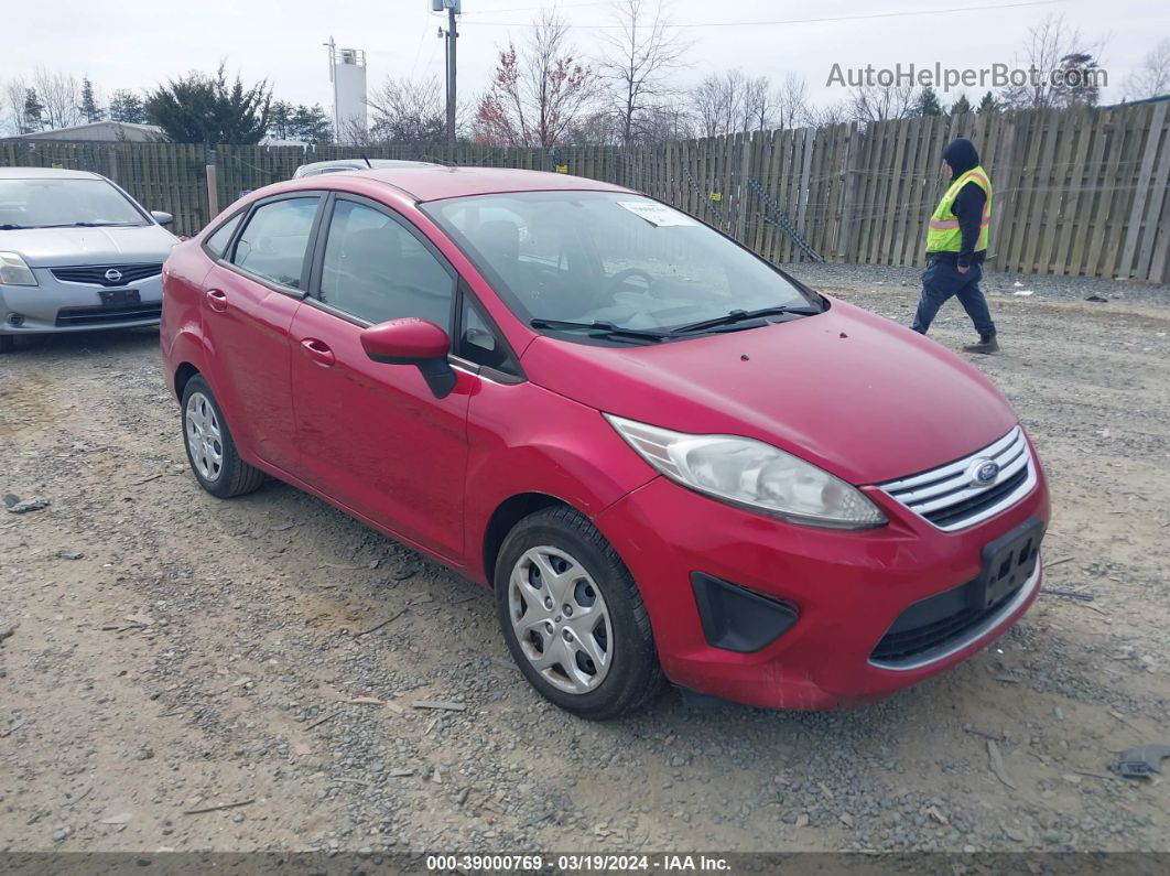 2011 Ford Fiesta Se Red vin: 3FADP4BJXBM216258