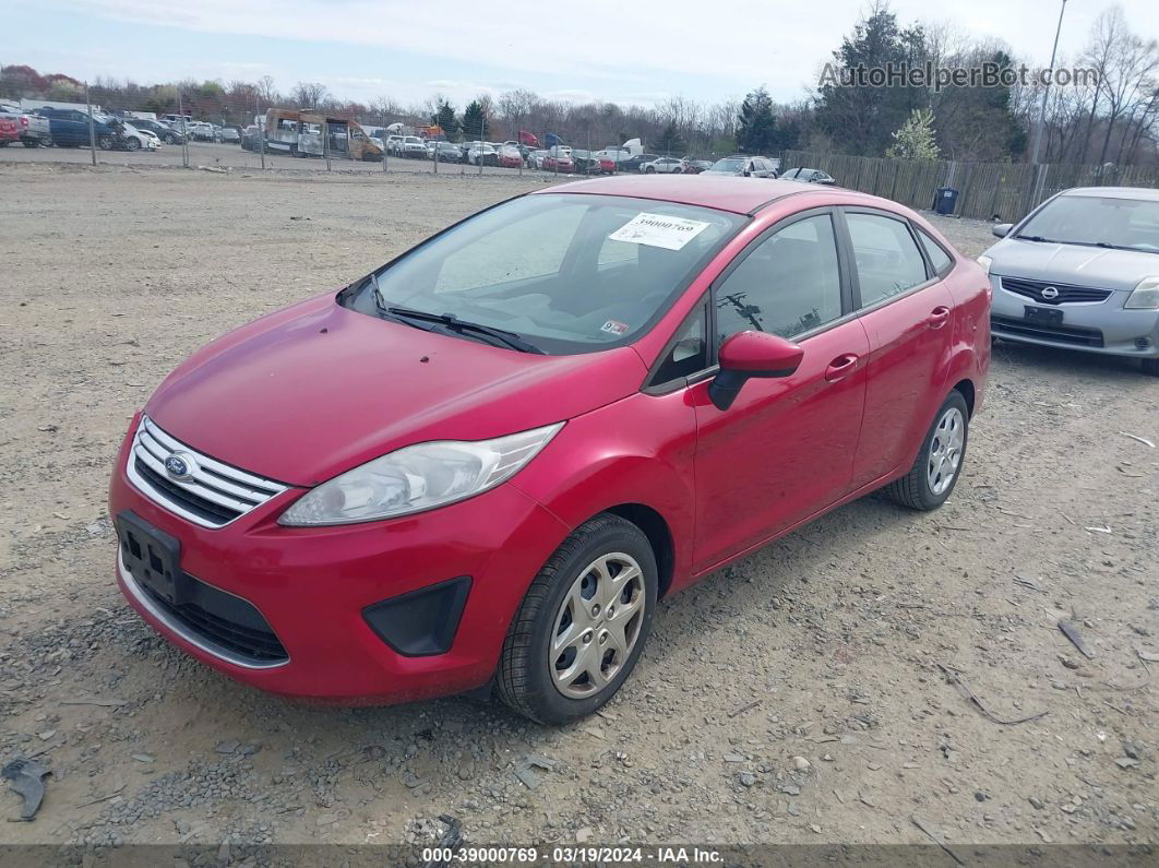 2011 Ford Fiesta Se Red vin: 3FADP4BJXBM216258