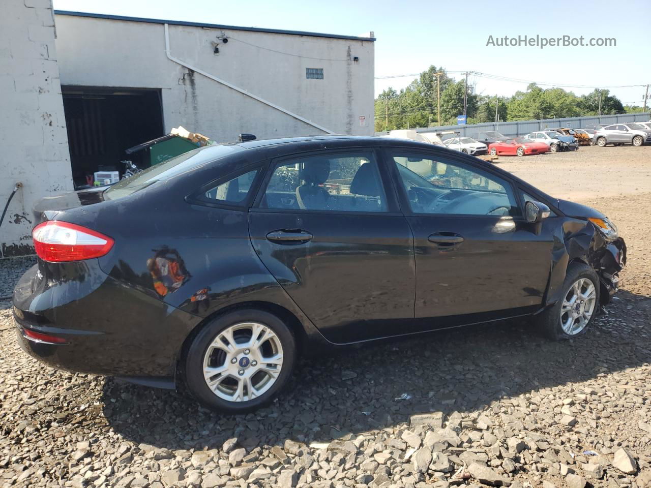 2015 Ford Fiesta Se Black vin: 3FADP4BJXFM122533