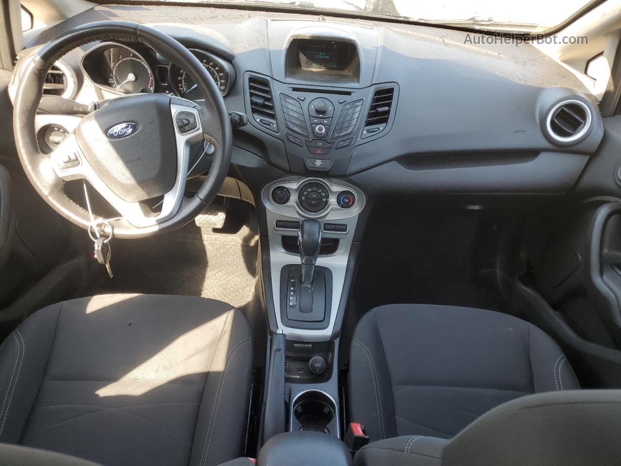 2015 Ford Fiesta Se Black vin: 3FADP4BJXFM122533