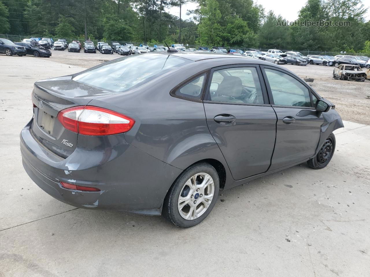 2015 Ford Fiesta Se Gray vin: 3FADP4BJXFM148016