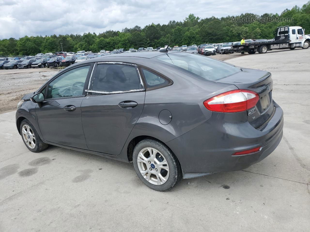 2015 Ford Fiesta Se Gray vin: 3FADP4BJXFM148016