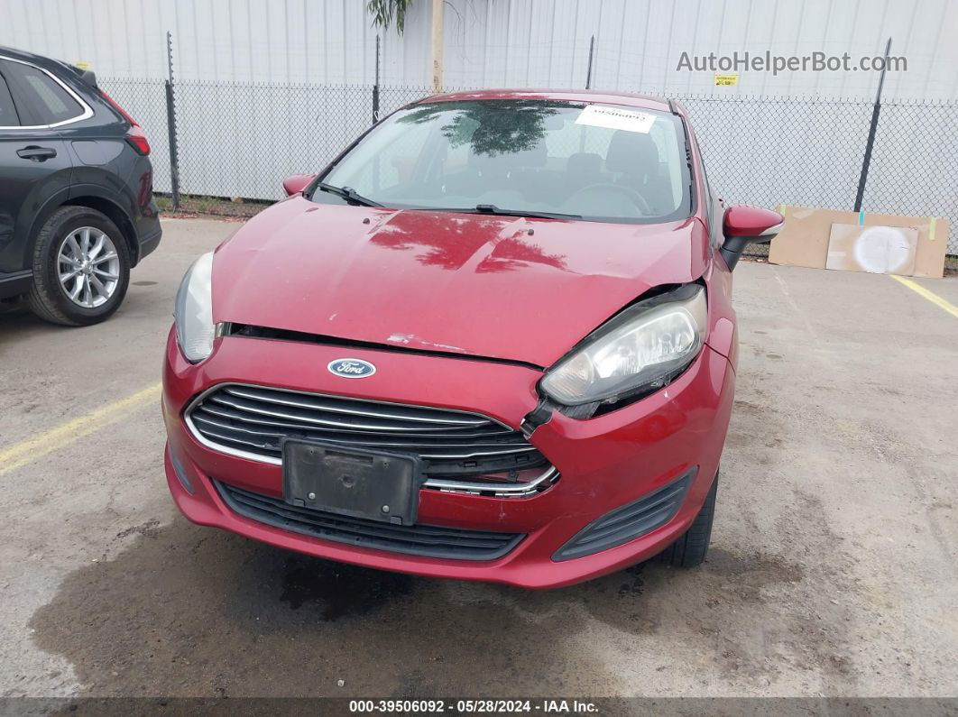 2015 Ford Fiesta Se Red vin: 3FADP4BJXFM164054