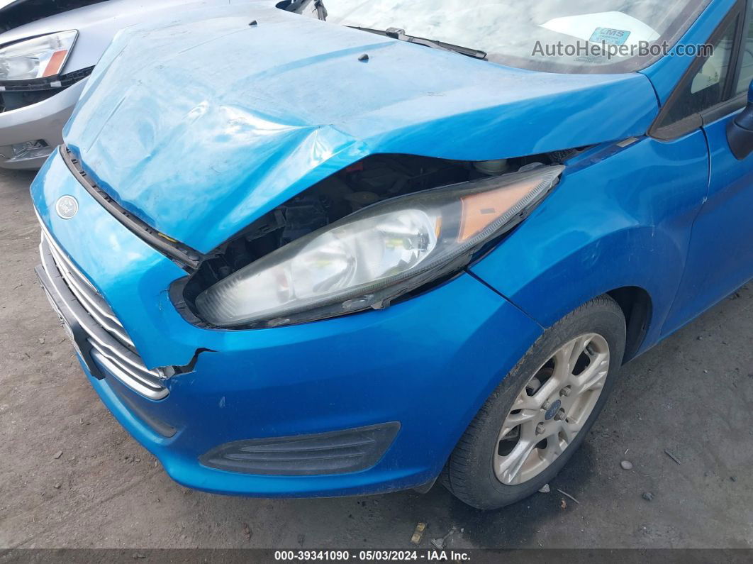 2015 Ford Fiesta Se Синий vin: 3FADP4BJXFM171117