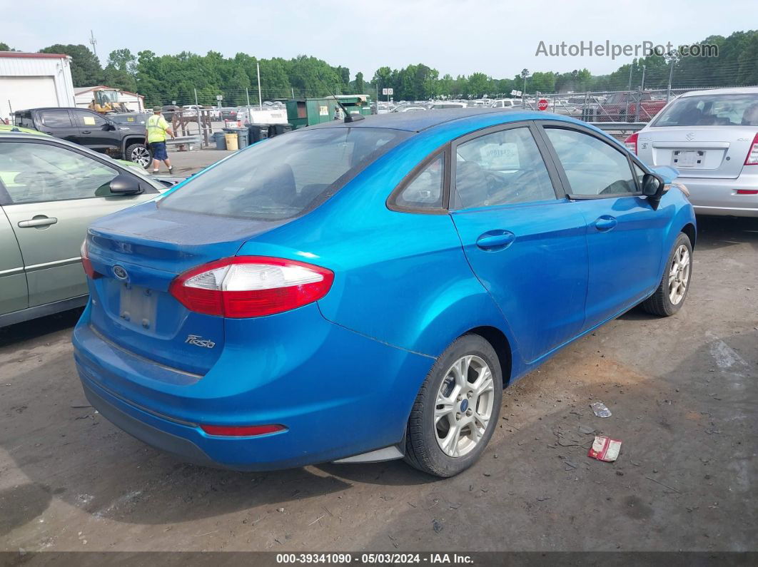 2015 Ford Fiesta Se Синий vin: 3FADP4BJXFM171117