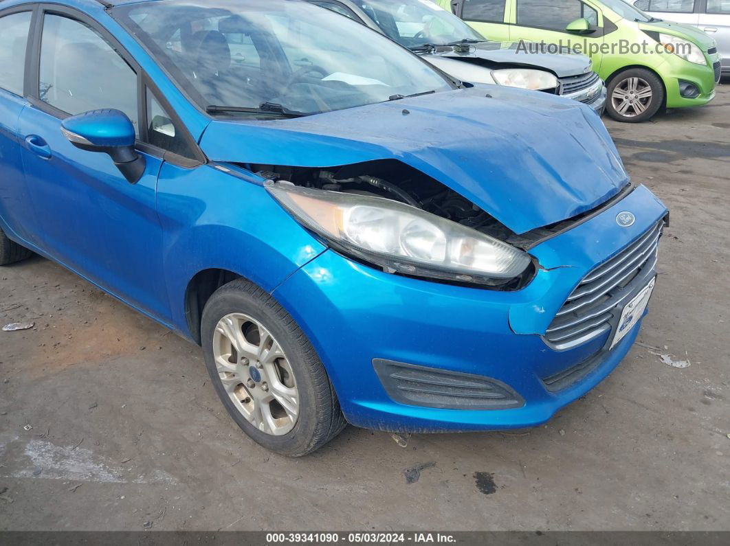 2015 Ford Fiesta Se Синий vin: 3FADP4BJXFM171117