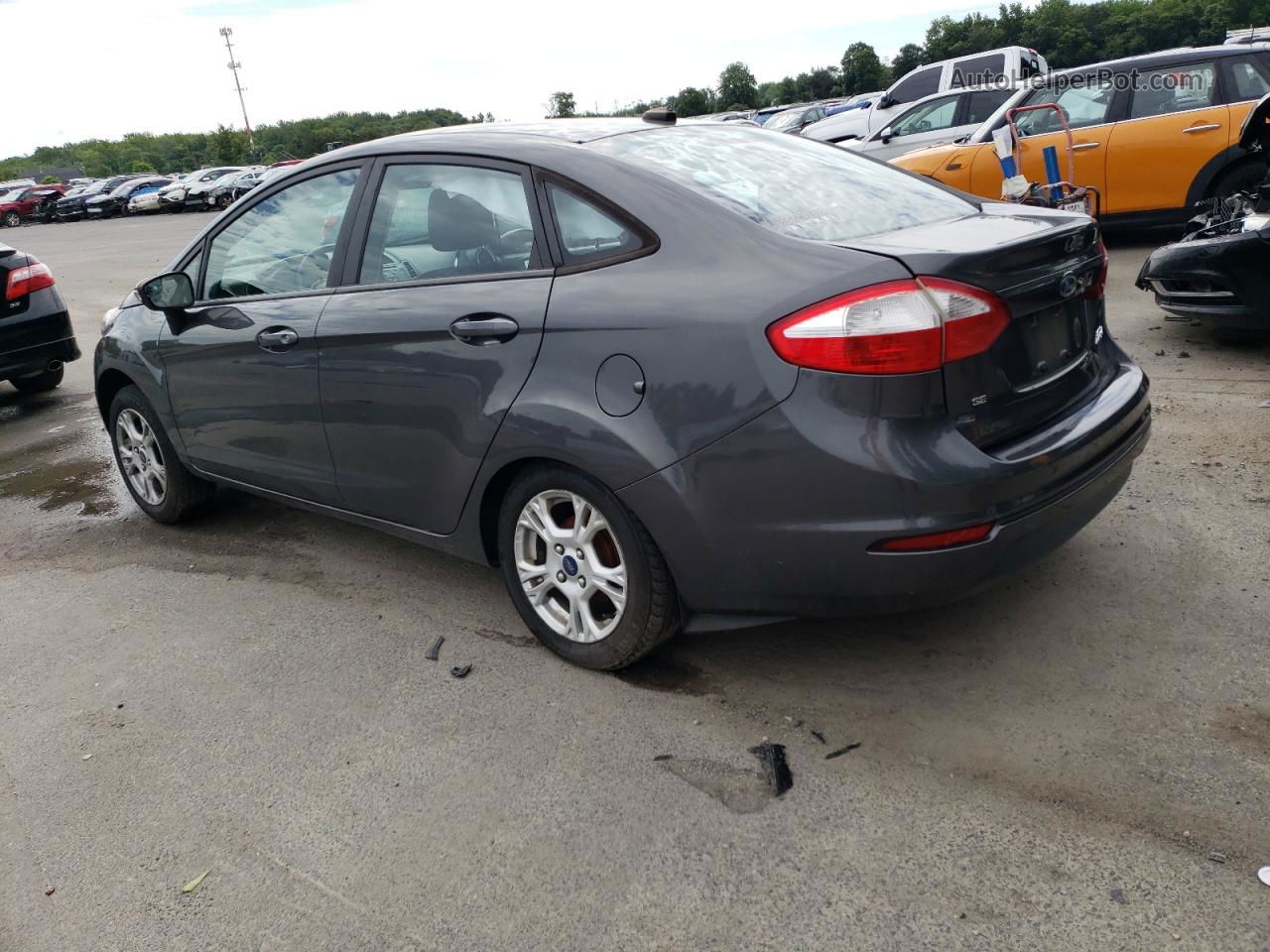 2016 Ford Fiesta Se Gray vin: 3FADP4BJXGM104101