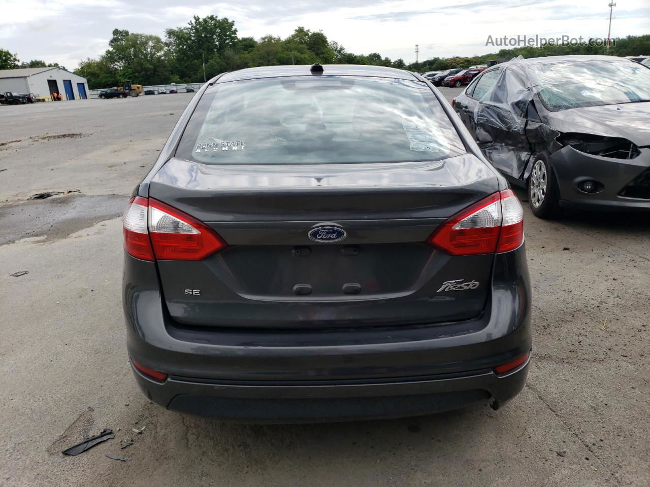 2016 Ford Fiesta Se Gray vin: 3FADP4BJXGM104101