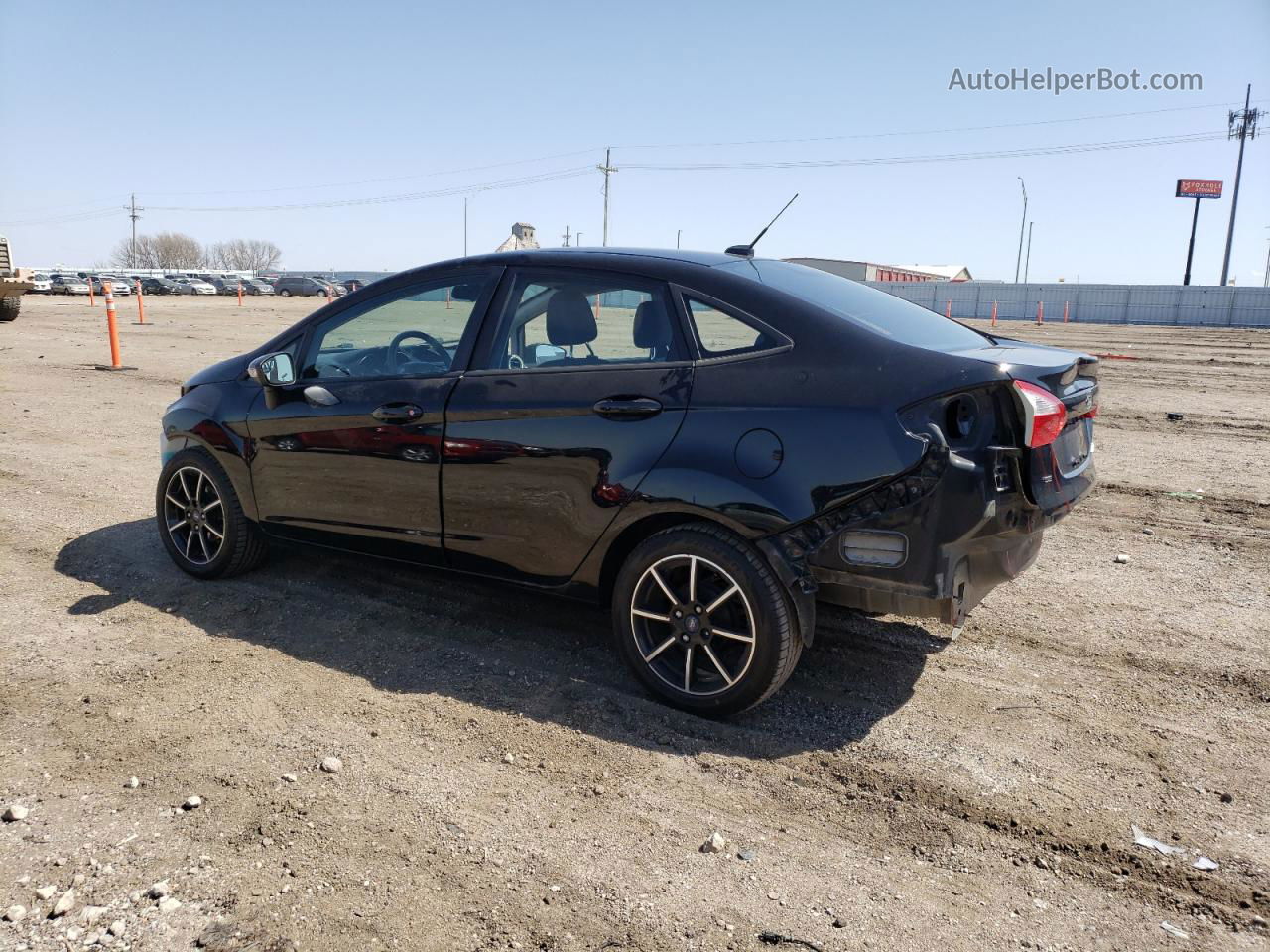 2016 Ford Fiesta Se Черный vin: 3FADP4BJXGM104972