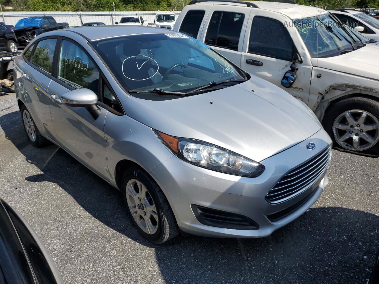 2016 Ford Fiesta Se Silver vin: 3FADP4BJXGM118337