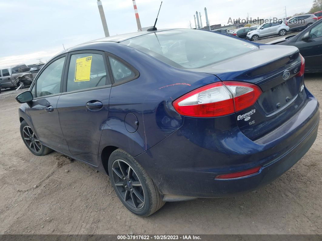 2016 Ford Fiesta Se Blue vin: 3FADP4BJXGM119553