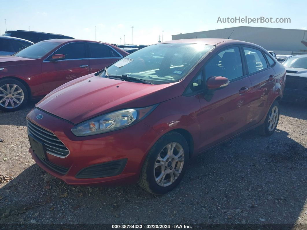 2016 Ford Fiesta Se Red vin: 3FADP4BJXGM133789