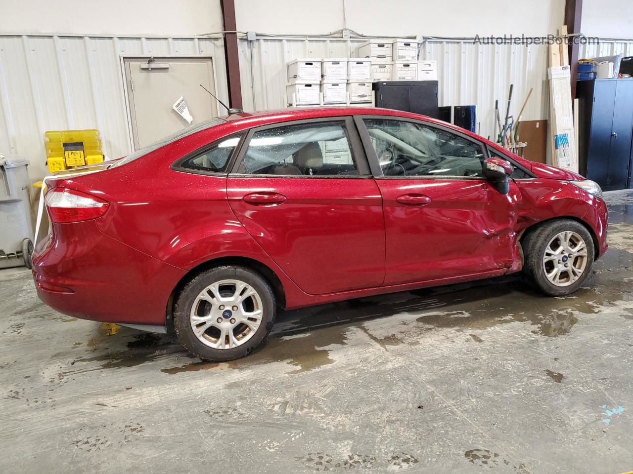 2016 Ford Fiesta Se Red vin: 3FADP4BJXGM137888