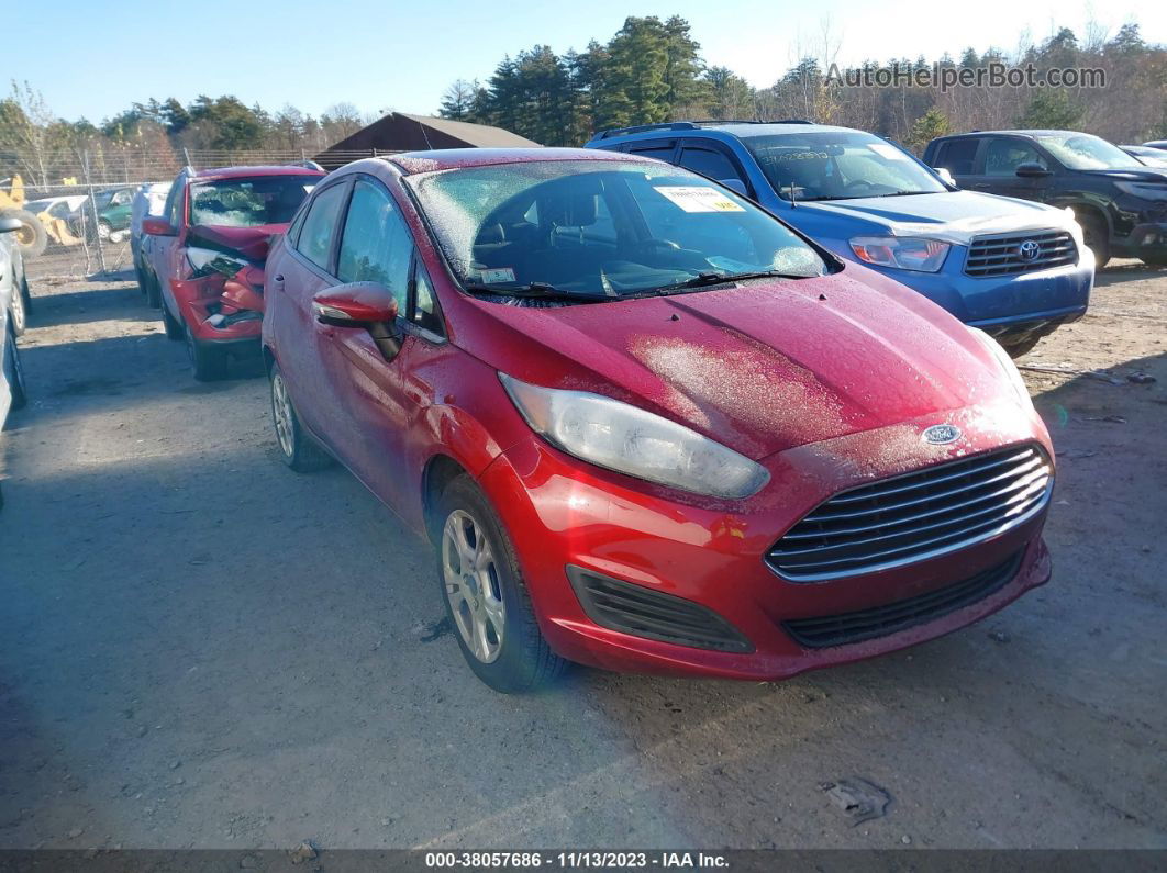 2016 Ford Fiesta Se Red vin: 3FADP4BJXGM187819