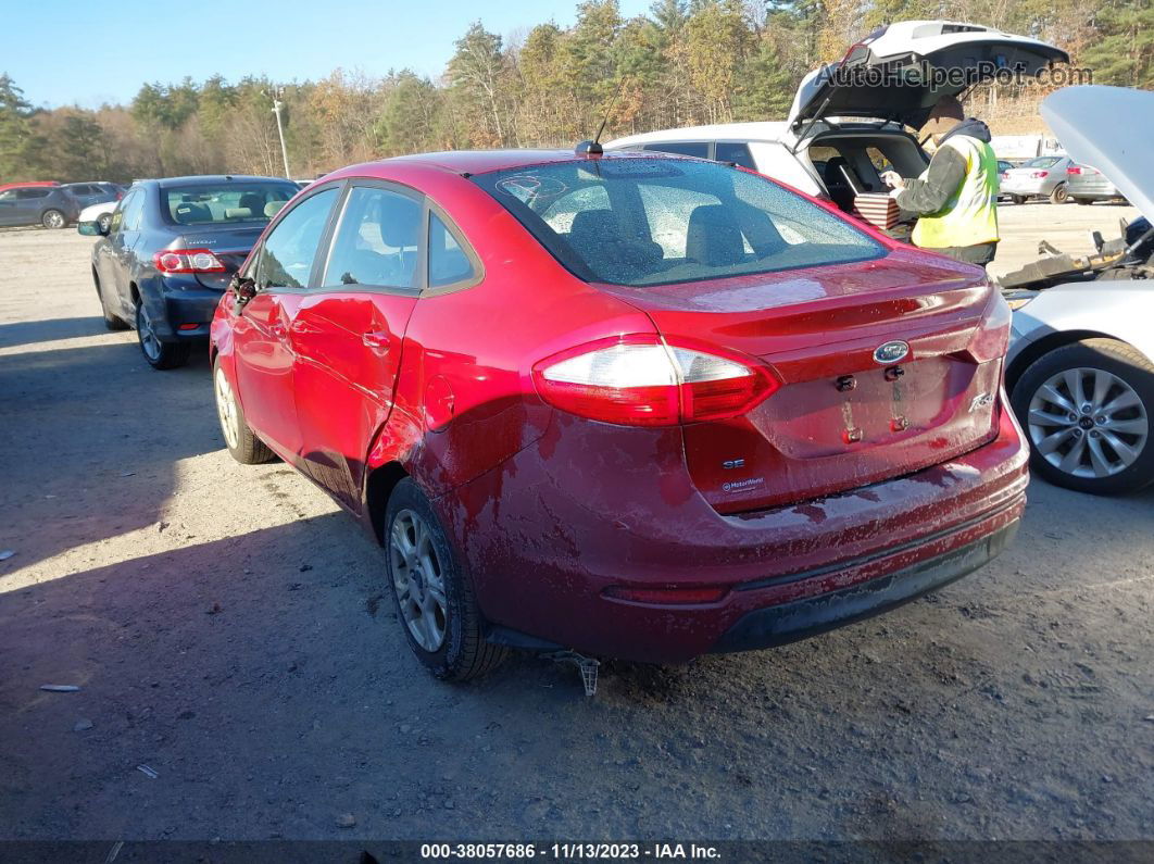 2016 Ford Fiesta Se Red vin: 3FADP4BJXGM187819