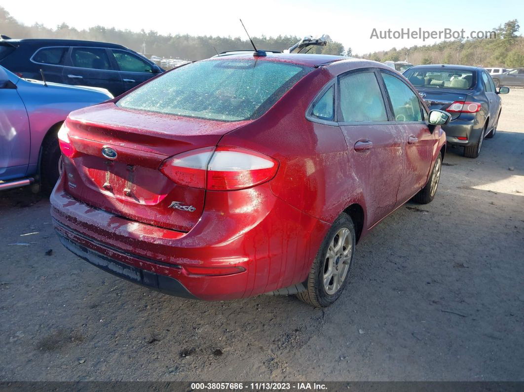 2016 Ford Fiesta Se Red vin: 3FADP4BJXGM187819